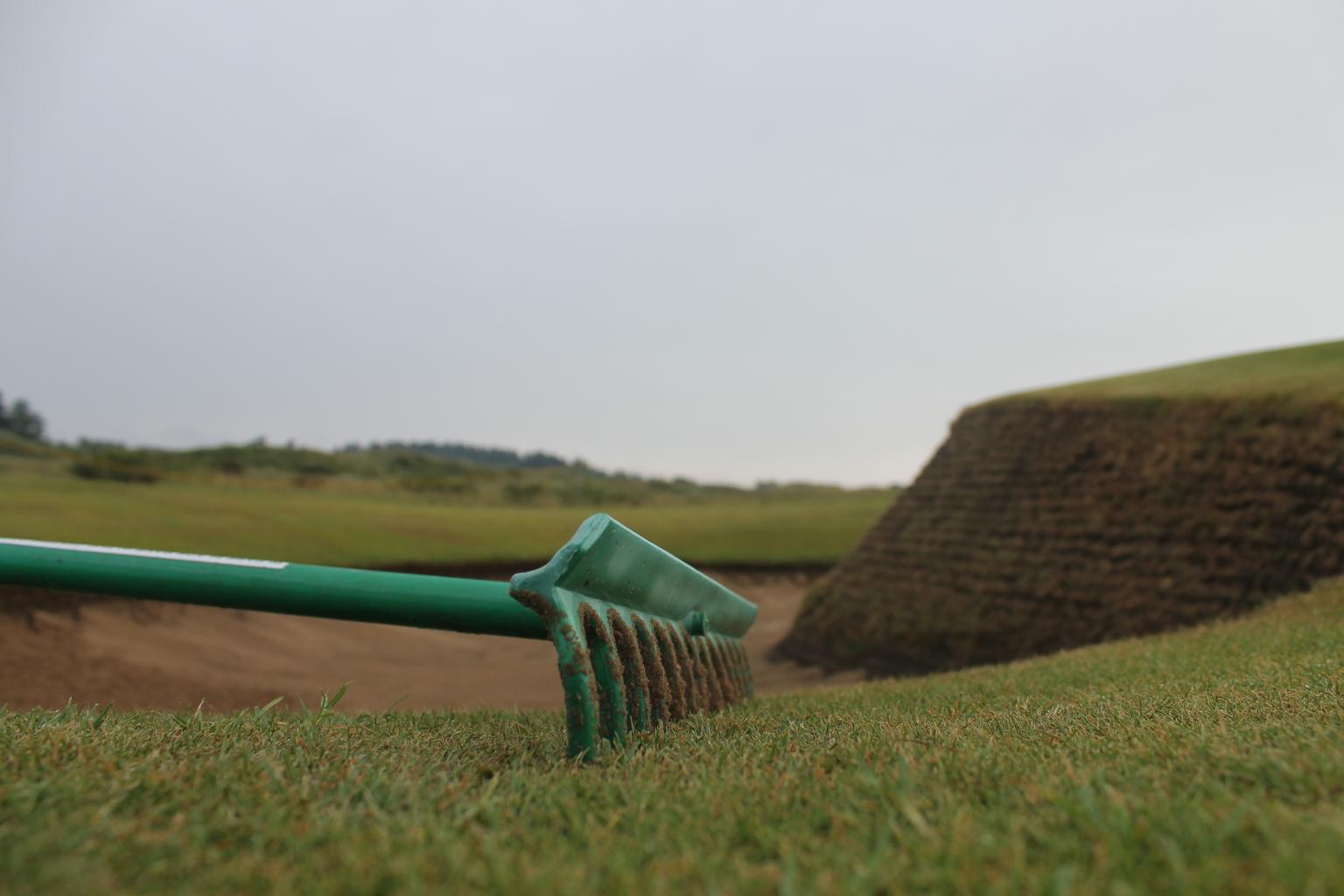 Golf's great debate! Do you leave the rake IN or OUT of the bunker? GolfMagic